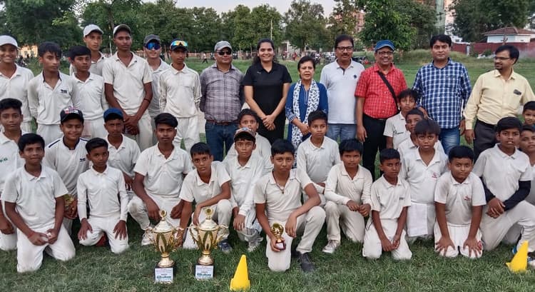 अब्दुल कलाम अंडर 14 समर ट्रॉफी कप पर हरिओम स्पोर्ट्स का कब्जा
