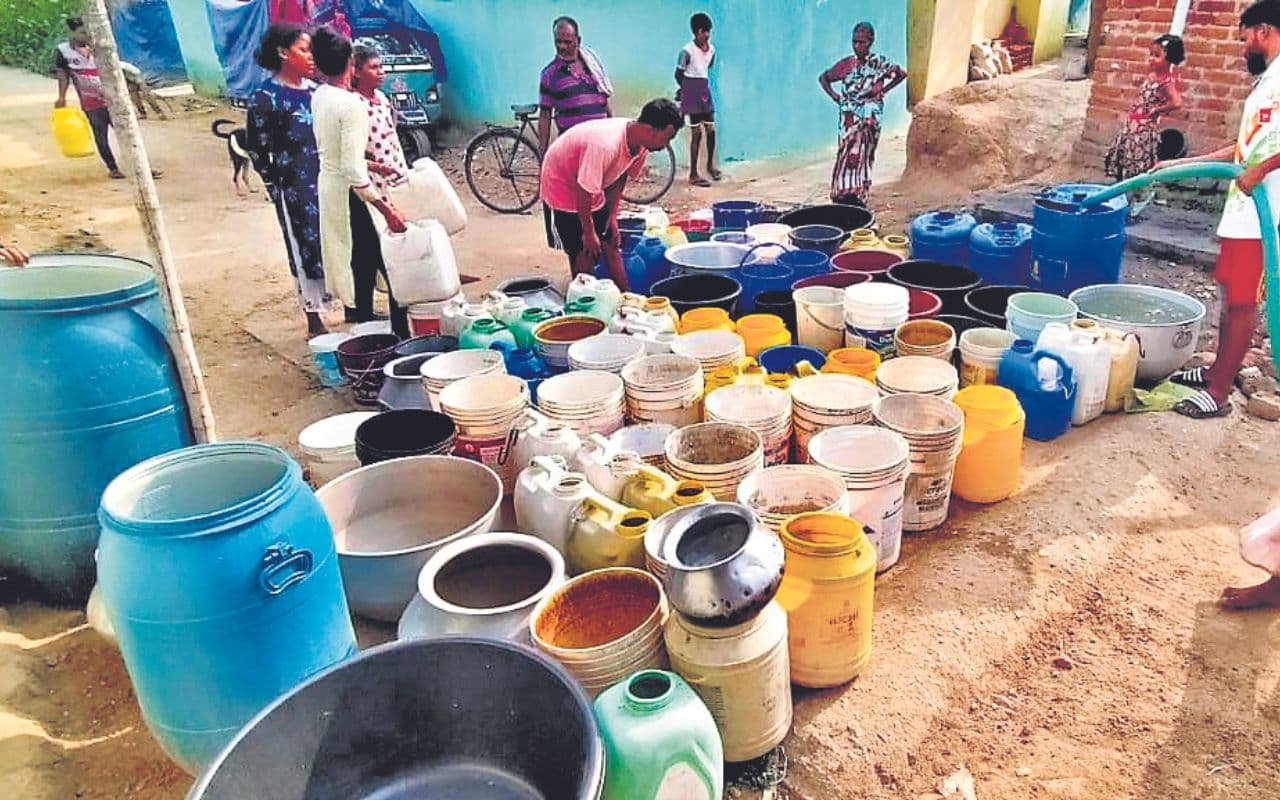 jharkhand weather heat wave ranchi water crisis