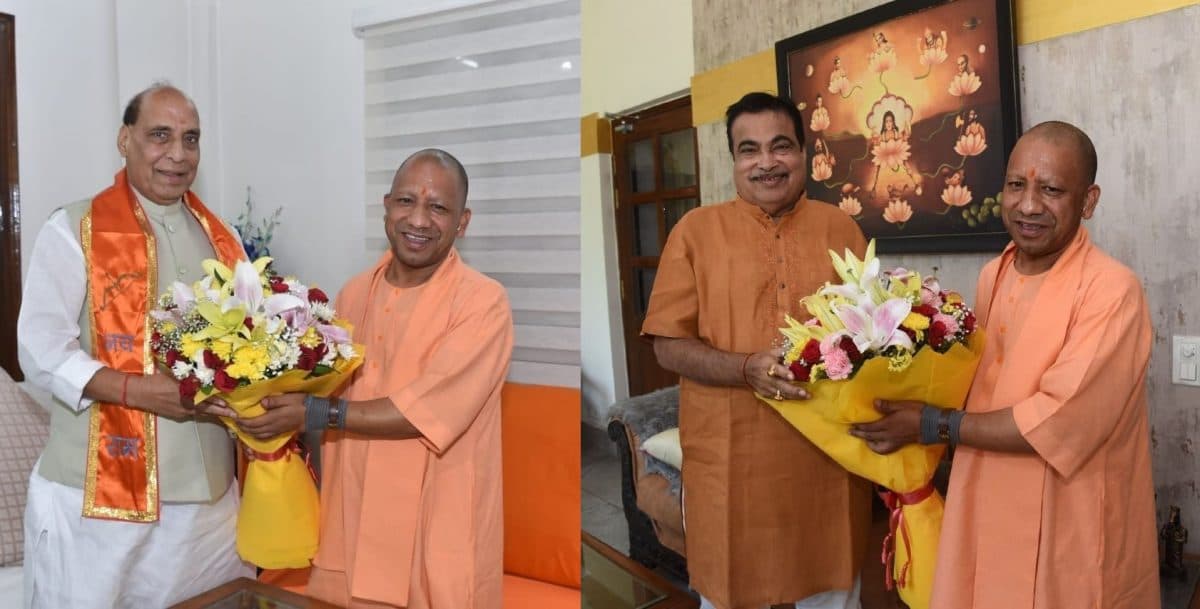 Yogi Adityanath: यूपी सीएम ने दिल्ली में अमित शाह, राजनाथ सिंह, नितिन गडकरी से की मुलाकात, पीएम से समय मांगा