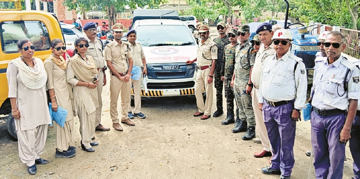 Saharsa News : आधुनिक उपकरण व नयी गाड़ी से लैस हुई यातायात पुलिस