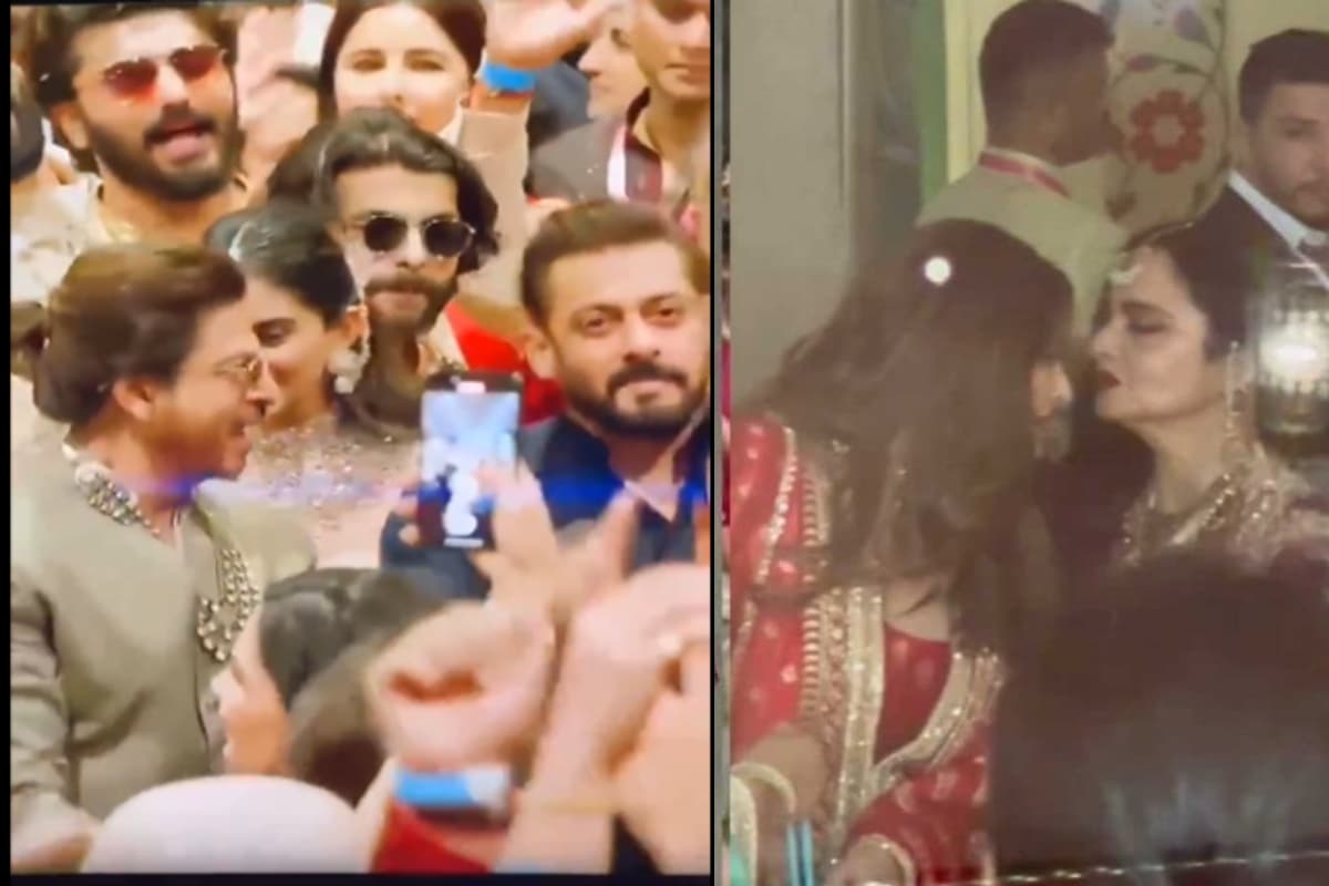 Anant and Radhika Wedding: शादी में अमिताभ बच्चन की पोती आराध्या को रेखा ने किया KISS, शाहरुख-सलमान ने किया जमकर डांस