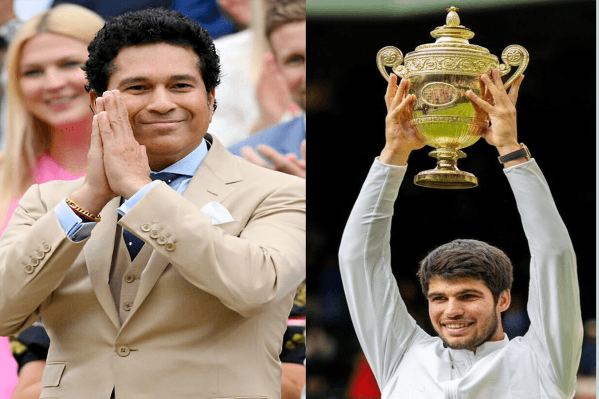 Sachin Tendulkar praised Carlos Alcaraz Sachin Tendulkar praised Carlos Alcaraz