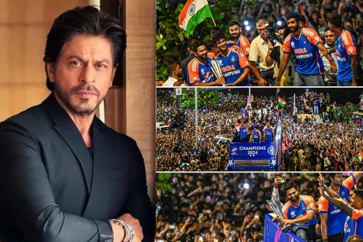 टीम इंडिया की विक्ट्री परेड देख शाहरुख खान का सीना हुआ गर्व से चौड़ा, बोले- हमारे खिलाड़ियों ने हमें ऊंचाइयों पर…