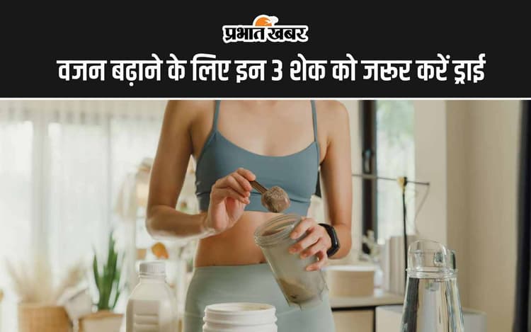 Health Tips: वजन बढ़ाने के लिए इन 3 शेक को जरूर करें ड्राई, एक महीने में दिख जाएगा फर्क