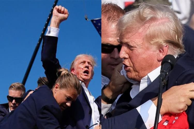Donald Trump Firing : अमेरिका के पूर्व राष्ट्रपति डोनाल्ड ट्रंप पर चली गोली, कान छलनी, बाल-बाल बचे, देखें वीडियो