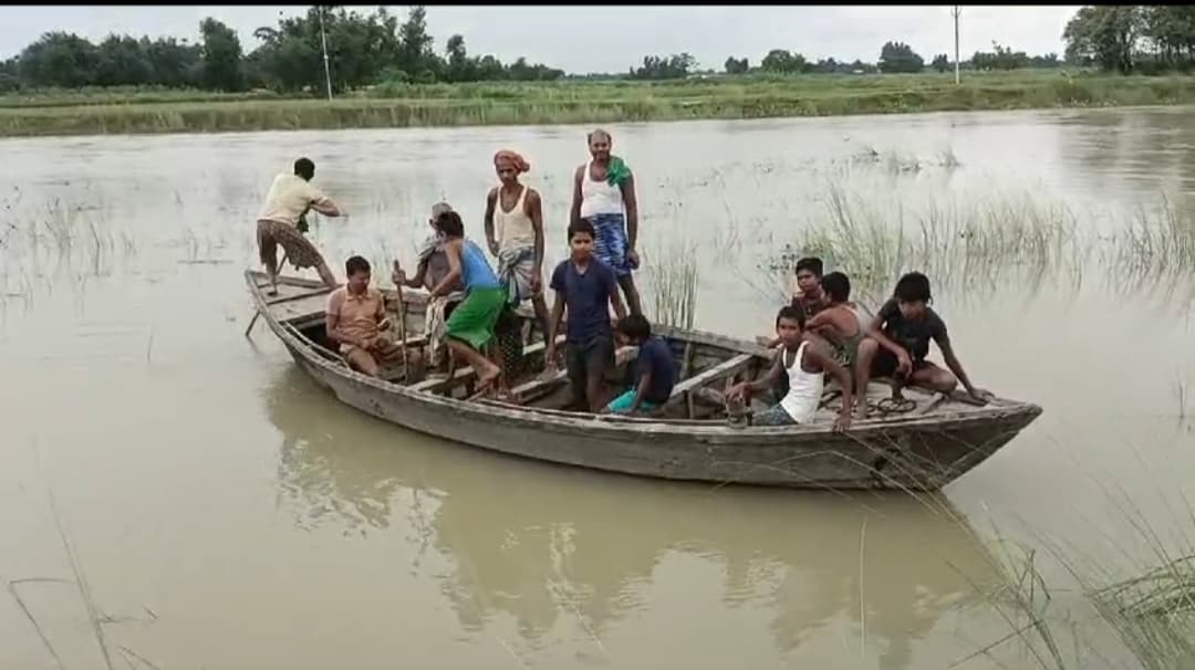 सात पंचायतों के 28 गांव हैं बाढ़ से प्रभावित