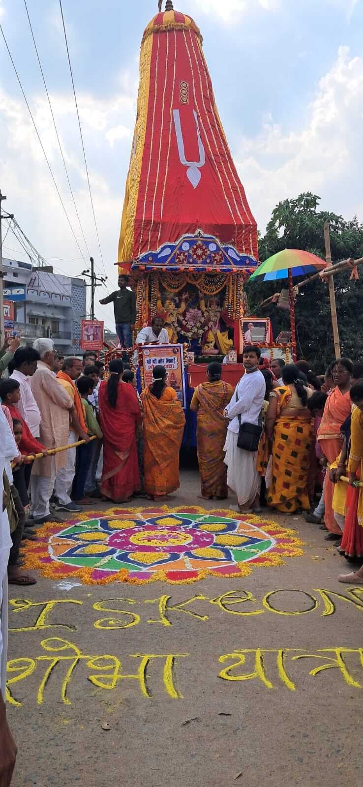 35 फुट की हाइड्रोलिक रथ पर विराजमान हो भगवान भक्तों को देंगे दर्शन