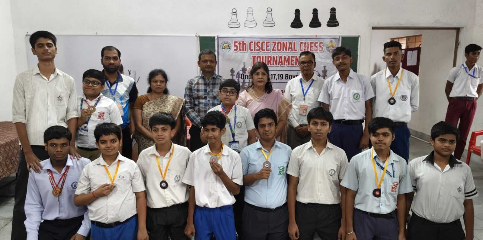 15 खिलाड़ी सीआइएससीइ क्षेत्रीय शतरंज टूर्नामेंट के लिए चयनित