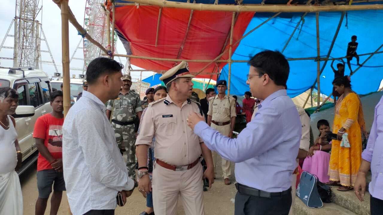 जगन्नाथपुर रथ मेला की सुरक्षा में सुबह छह से रात 10 बजे तक तैनात रहेंगे पुलिस के अधिकारी व जवान