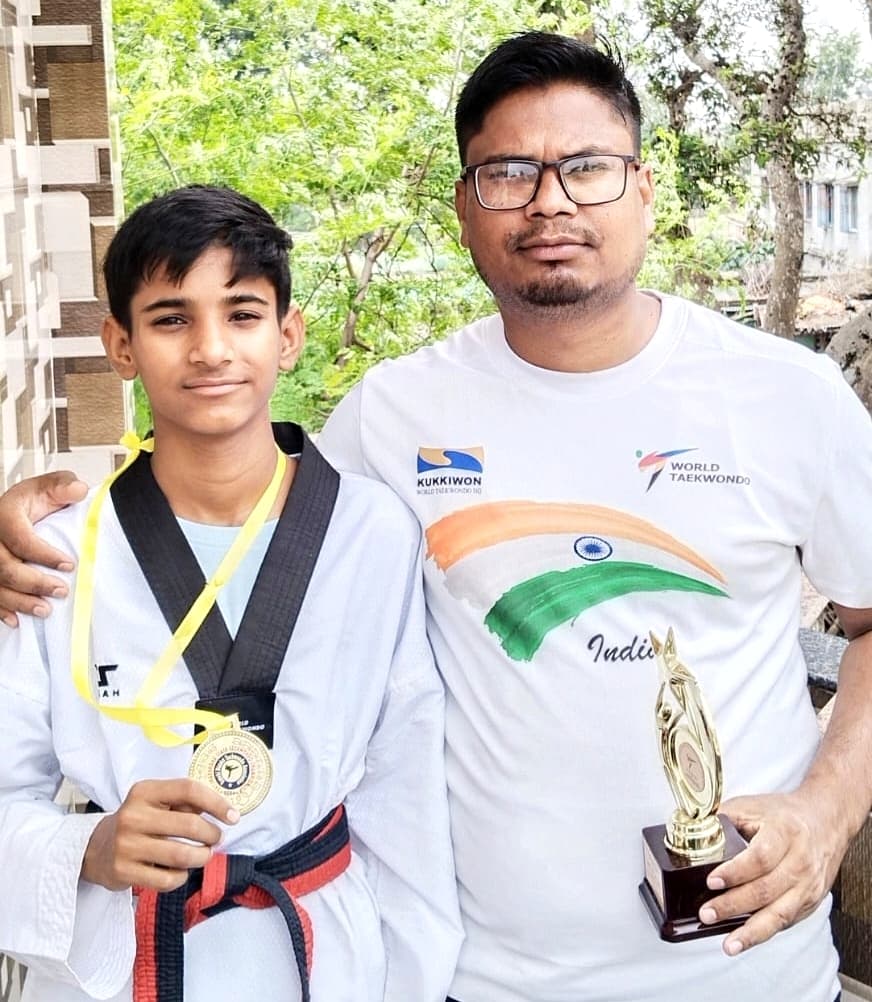 राजेश कुमार ने ताइक्वांडो चैंपियनशिप में स्वर्ण पदक जीता