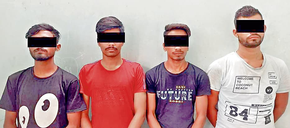 बाइक चाेर गिरोह के चार सदस्य अरेस्ट