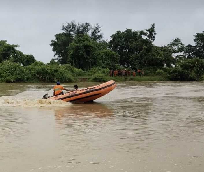 अररिया के वार्ड संख्या 28 में घुसा बाढ़ का पानी