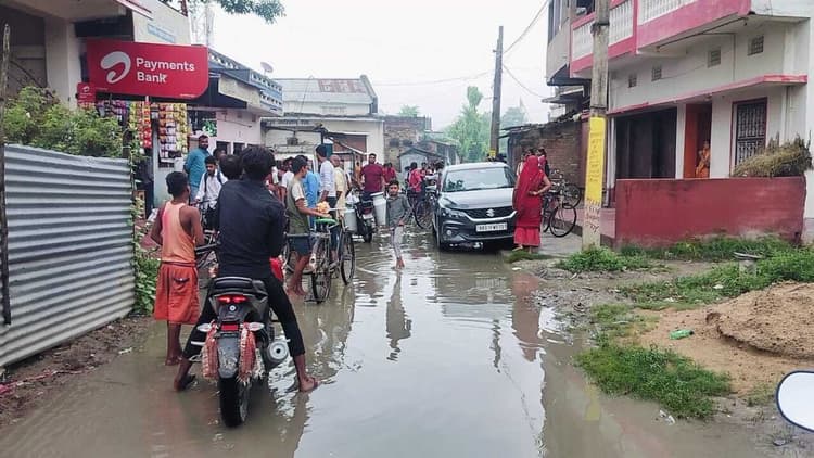 जलनिकासी की मांग कर अनशन शुरू करने का दिया अल्टीमेटम