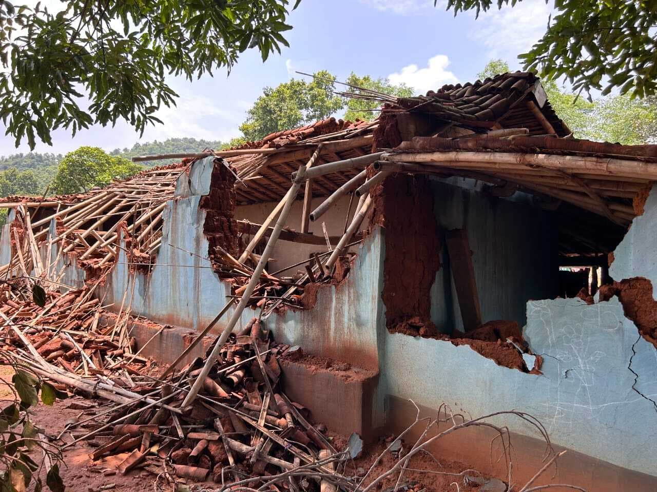 बगोदर वन प्रक्षेत्र में घूम रहा हाथी, लोगों से सतर्कता बरतने की अपील