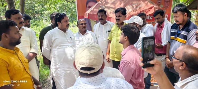 सांसद ने गुणवत्ता में सुधार किये बिना आगे काम रोकने का दिया निर्देश