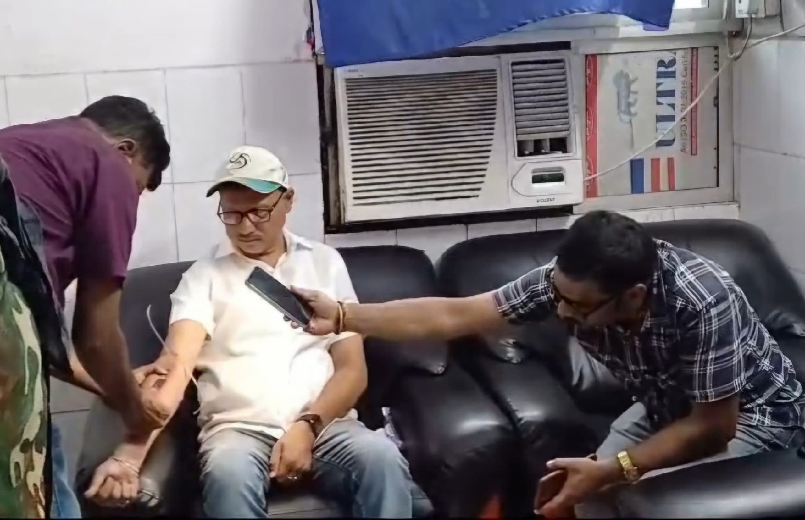 समाहरणालय परिसर में शराब पीकर हंगामा कर रहा नाजिर गिरफ्तार