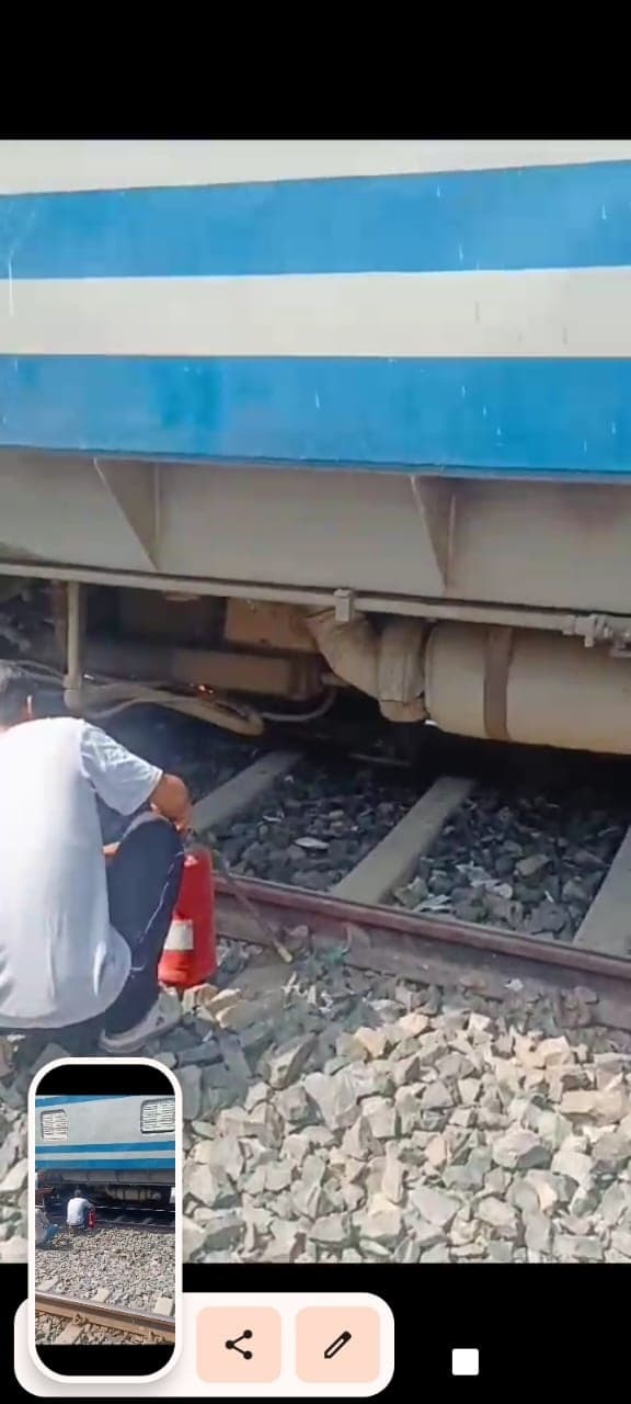 अंगारघाट के पास टावर बैगन में उठा धुआं