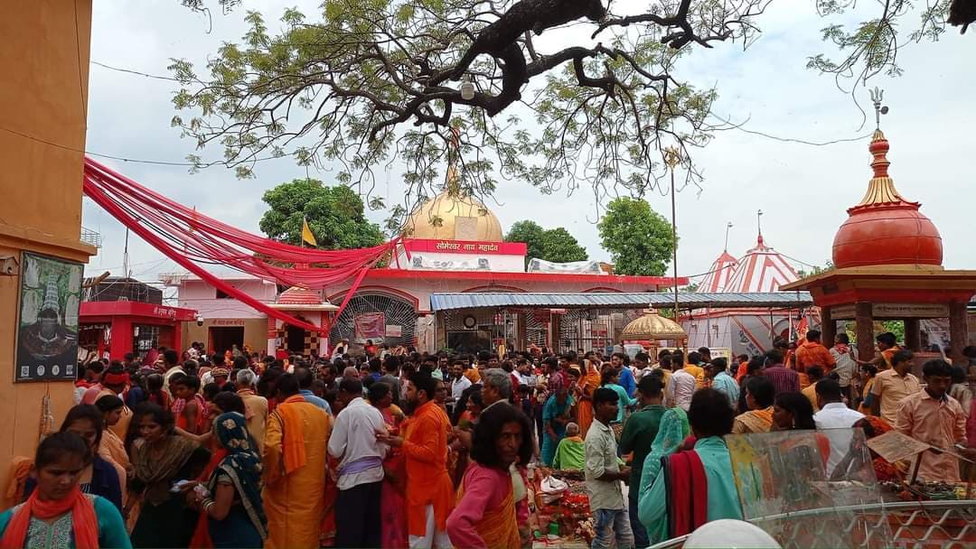 सोमेश्वरनाथ महादेव मंदिर में श्रावणी मेला की तैयारी पूरी