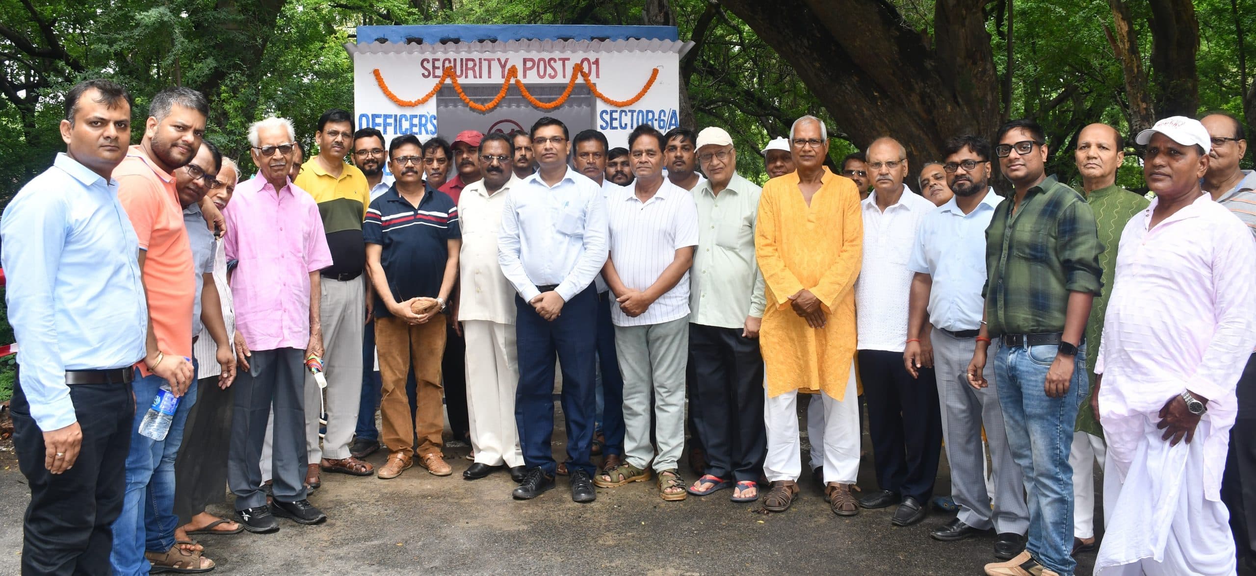 बीएसएल. सेक्टर 06 ए में सुरक्षा को ले बनाये सात सिक्योरिटी पोस्ट व पांच बैरियर