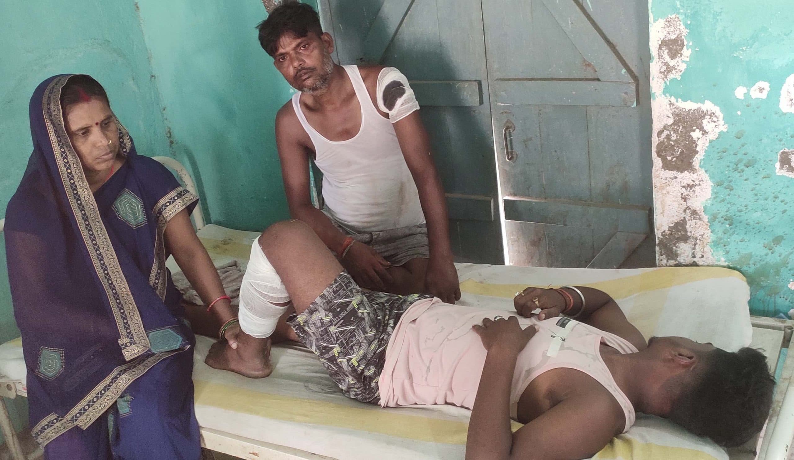 उधार का पैसा मांगने पर व्यवसायी पिता-पुत्र को किया घायल