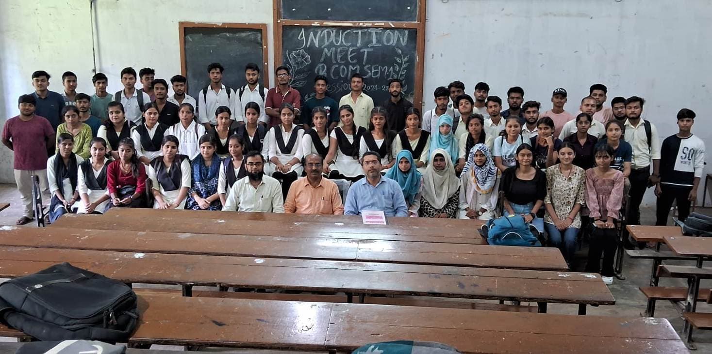 आरडी एंड डीजे कॉलेज के विभिन्न विभागों में आयोजित किया गया इंडक्शन मीट