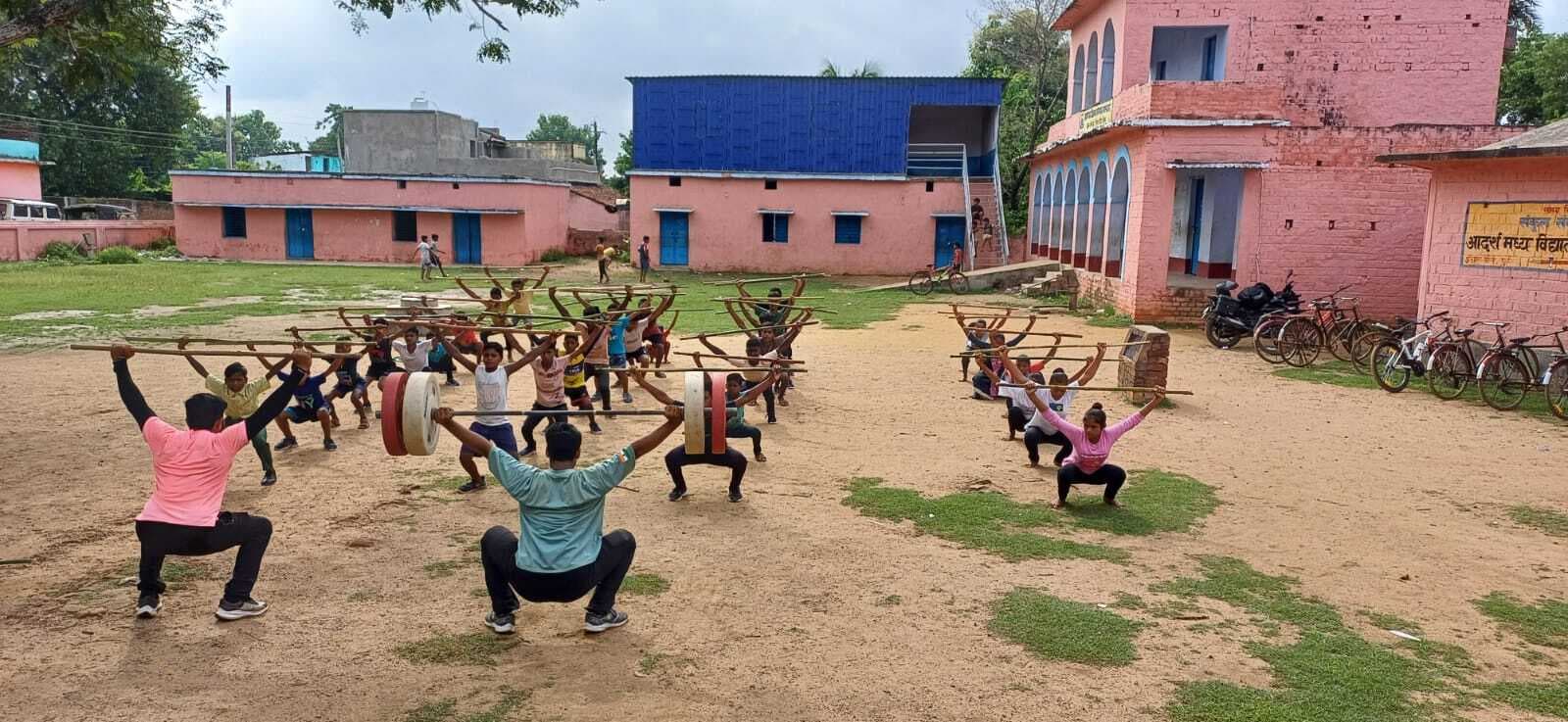 30 चयनित बच्चे भारोत्तोलन खेल में लेंगे हिस्सा