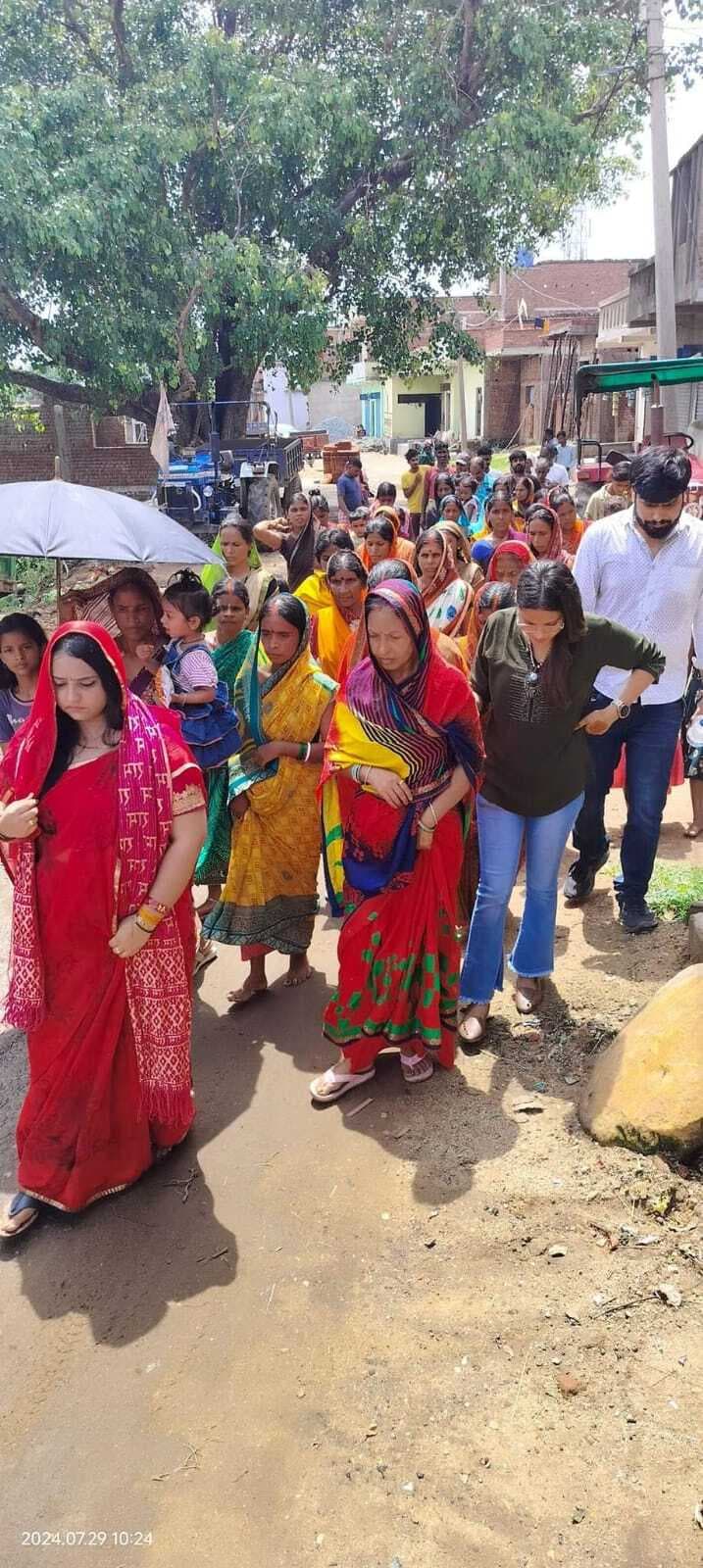 अमन की रिहाई को लेकर निकाली न्याय यात्रा