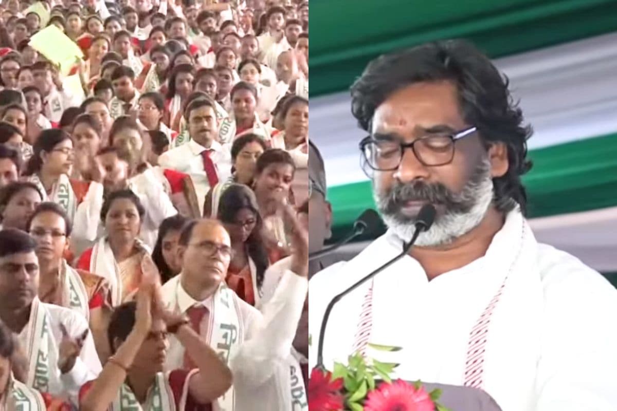 hemant soren distributes appointment letter to teachers