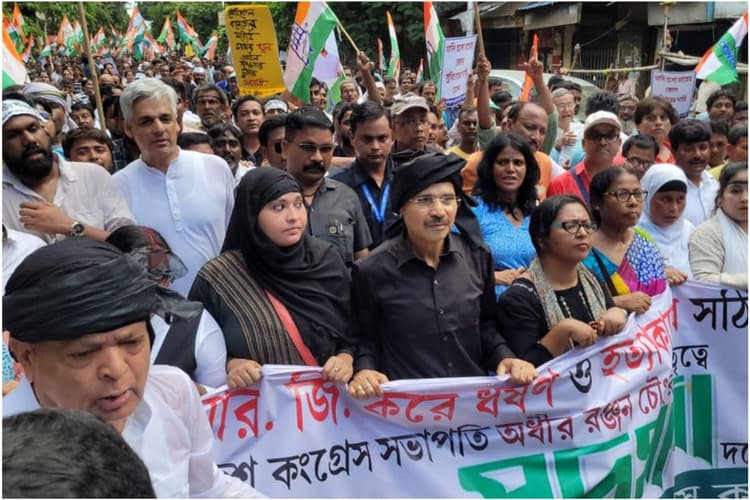 Kolkata Doctor Murder : अधीर रंजन चौधरी ने कहा, सीएम खुद नहीं चाहती हैं कि मामले की जांच हो