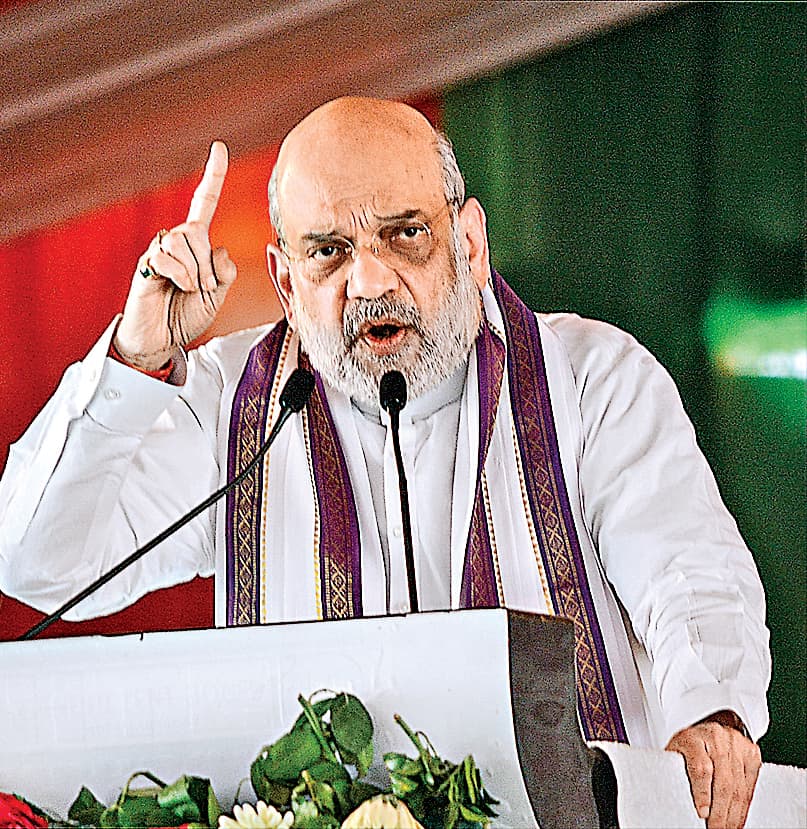 खर्चों का हिसाब नहीं देना चाहती प. बंगाल सरकार : अमित शाह