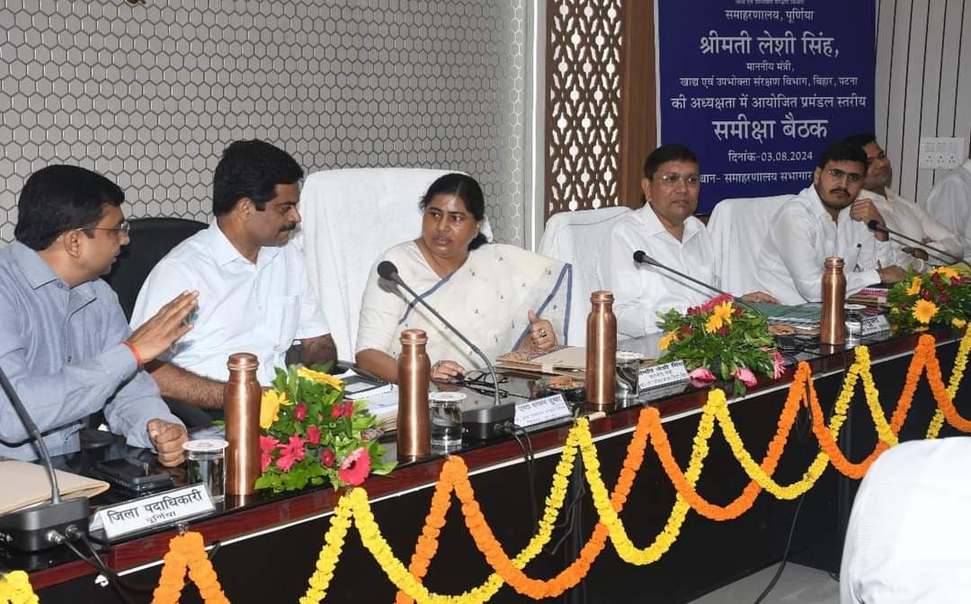 गुणवत्ताविहीन चावल मिली तो अधिकारियों पर होगी कार्रवाई : लेशी सिंह