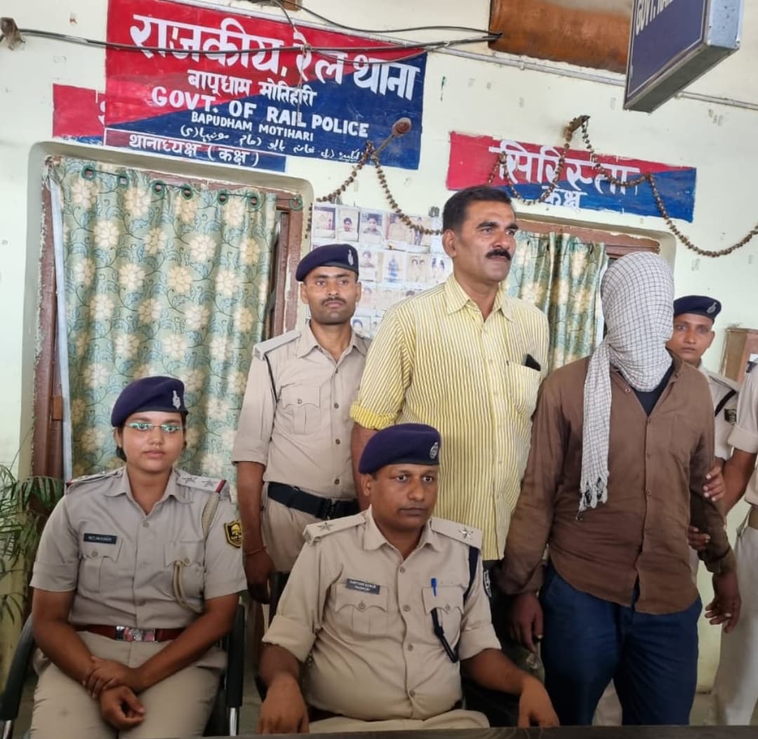 अपहृत बच्ची के साथ अपहरणकर्ता धराया