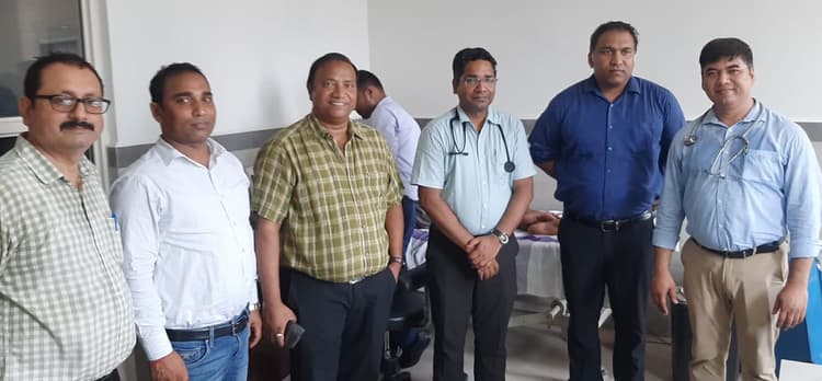 शिविर में बच्चों के कैंसर व ह्रदय रोग की हुई जांच