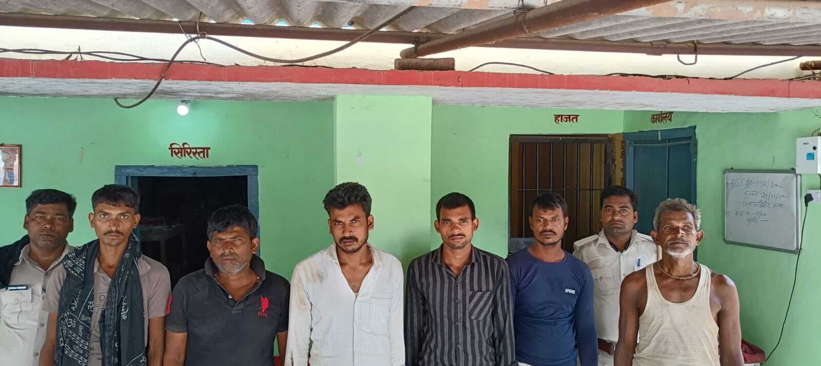 जमीन विवाद में मारपीट, छह गिरफ्तार