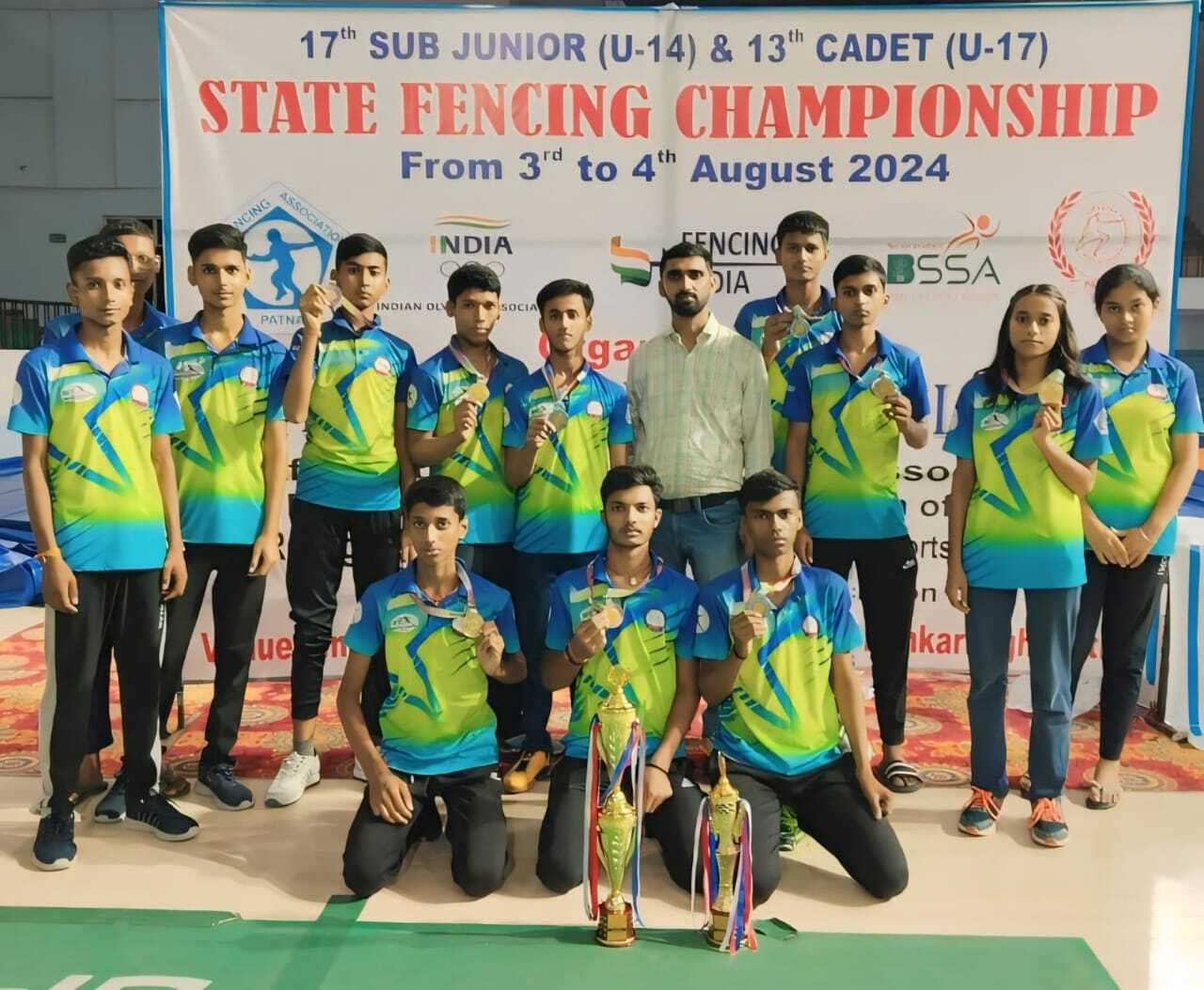 पूर्वी चंपारण के खिलाड़ियों ने जीते चार स्वर्ण सहित 17 पदक