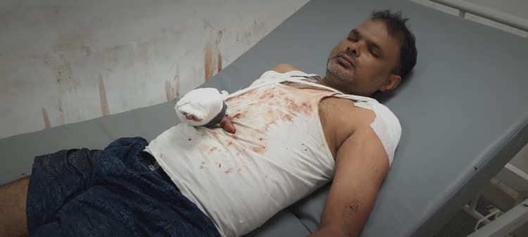 जमीन विवाद में छोटे भाई पर चलायी तलवार, जख्मी