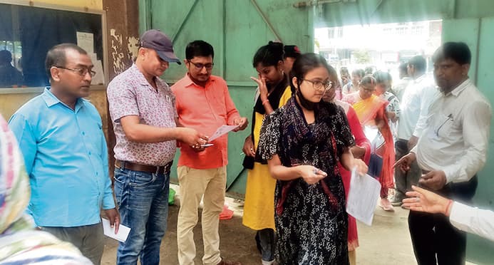 वीकेएसयू के इतिहास में पहली बार हुई पीजी प्रवेश परीक्षा