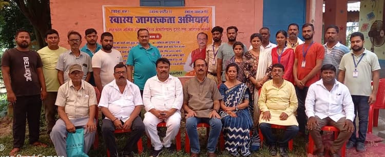 निःशुल्क शिविर में 125 मरीजों का हुआ स्वास्थ्य परीक्षण