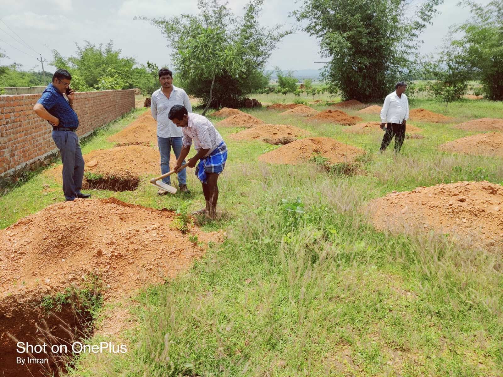 बागवानी के लिए खोदे गये गड्ढों की करें भराई : बीडीओ