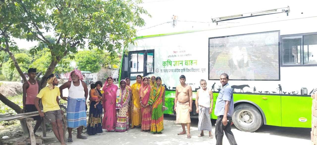 पोषण स्मार्ट गांव अभियान को मजबूत करने निकला कृषि ज्ञान वाहन