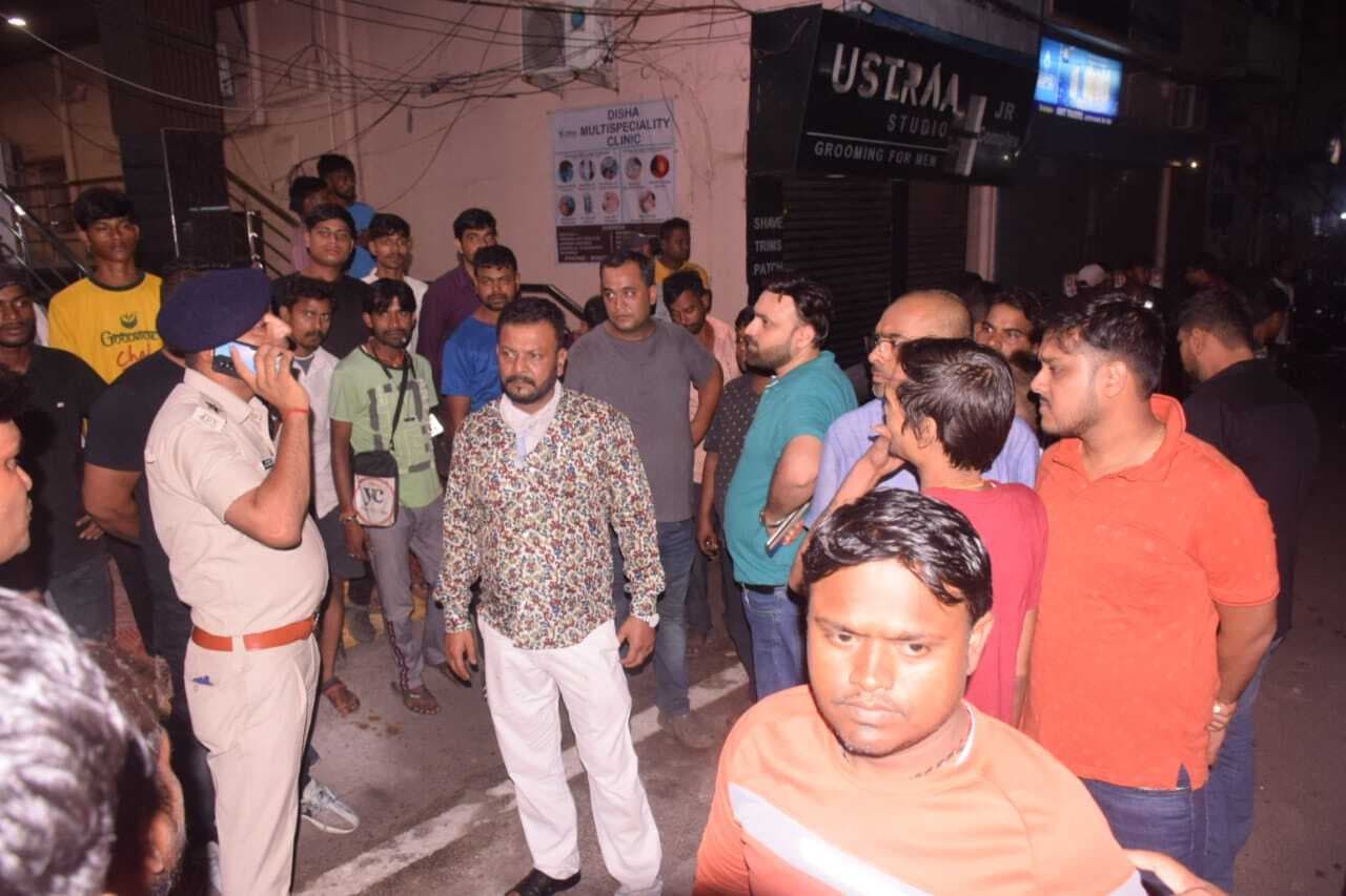 धोवाटांड़ के समीप अज्ञात एसयूवी ने युवक को मारी जोरदार टक्कर