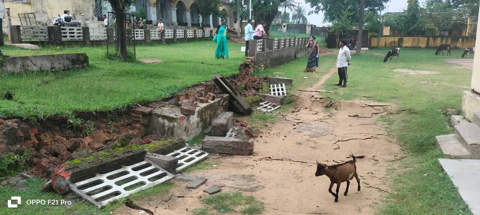 सीसीएल : अवैध कोयला खनन से लंकास्टर अस्पताल परिसर में भू-धंसान, चिकित्सक व स्वास्थ्य कर्मी दहशत में