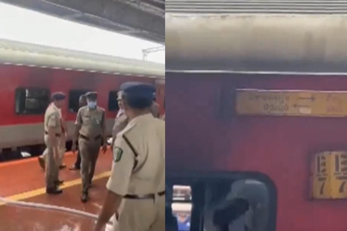 Korba Express Fire : विशाखापट्टनम में कोरबा एक्सप्रेस की तीन बोगियों में लगी भीषण आग, देखें VIDEO