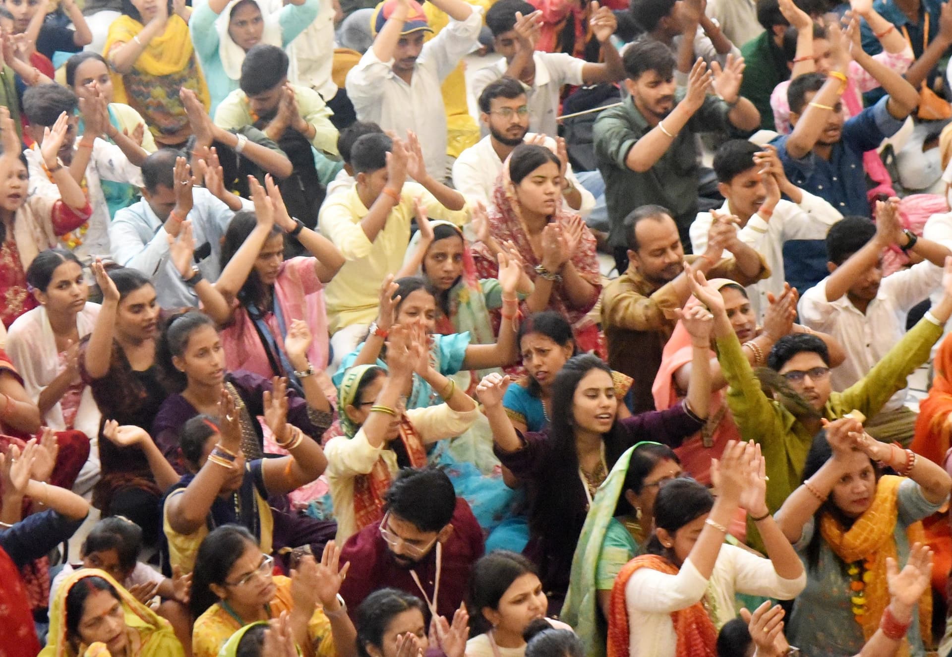 Photos: पटना में धूमधाम से मनायी गई श्री राधा अष्टमी, भजन संध्या पर जमकर झूमे श्रद्धालु