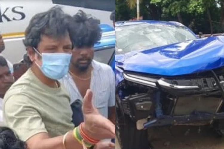 इस मशहूर साउथ एक्टर की कार का हुआ भयंकर एक्सीडेंट, टूटा बोनट, VIDEO आया सामने