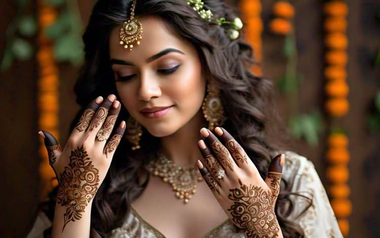 Mehndi Design Photo for Hartalika teej: अबतक का सबसे सुंदर मेहंदी डिजाइन, मेहंदी के साथ ऐसे लें तस्वीरें