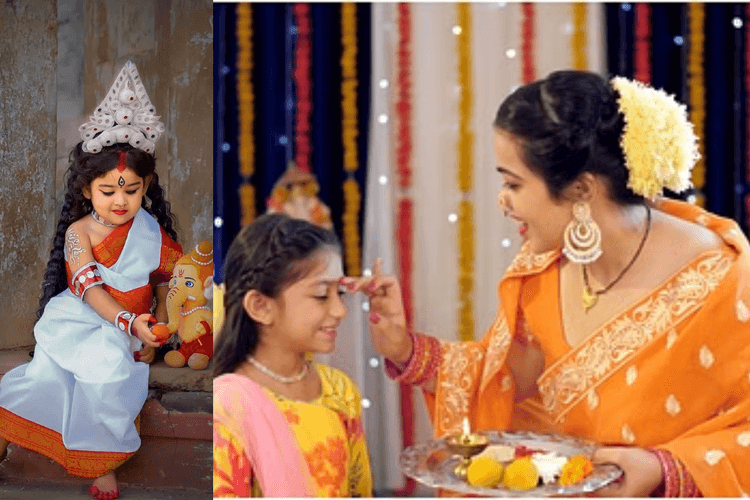 Navami Puja: नवमी पूजा के लिए अपनी प्यारी बेटी को तैयार करने के टिप्स