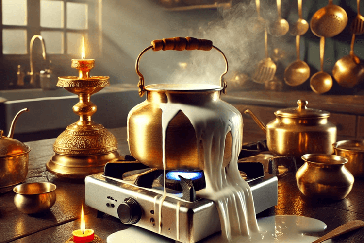 Vastu tips for Milk: पीतल के बर्तन में दूध उबालने से घर में बढ़ता है समृद्धि का प्रवाह