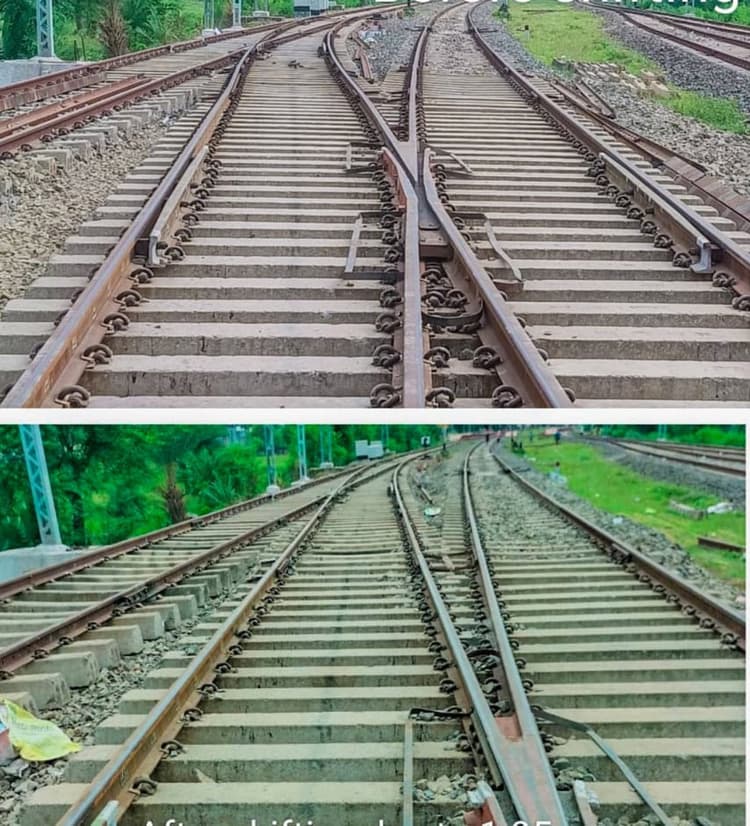 रेलवे ने बांका स्टेशन पर ट्रैक की क्षमता को बढ़ाया