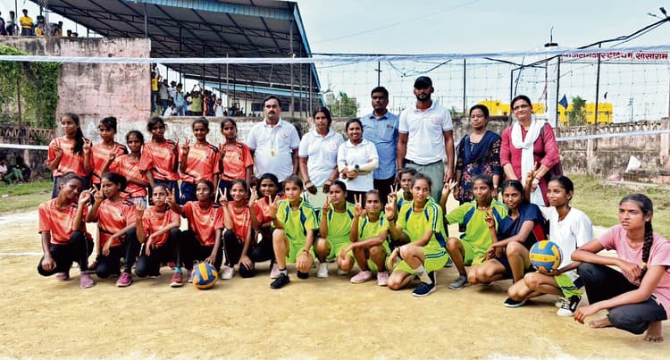 लॉन्ग जंप में कुसुम व इरफान अंसारी रहे अव्वल